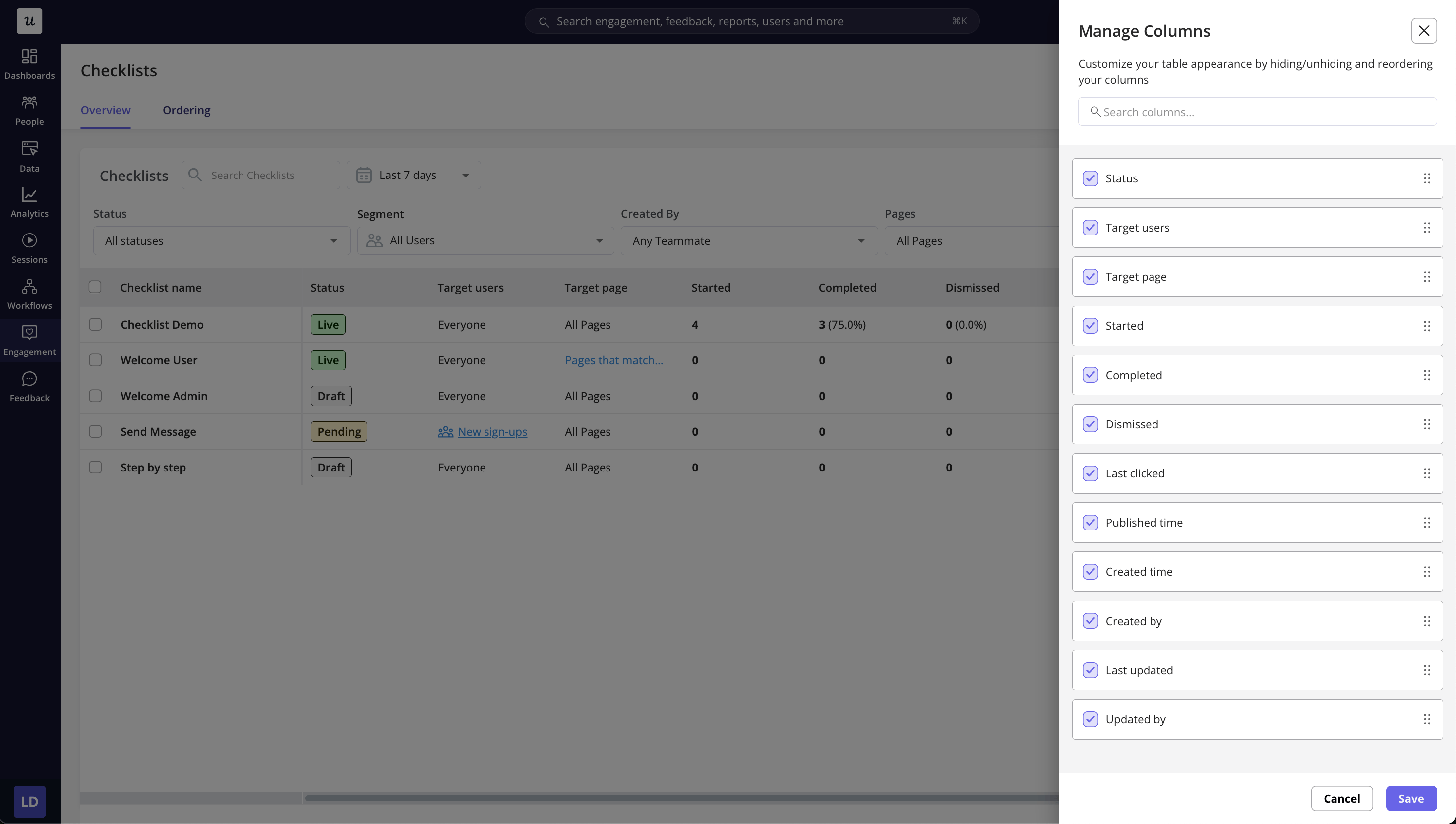 checklist-overview-table-manage-columns-view