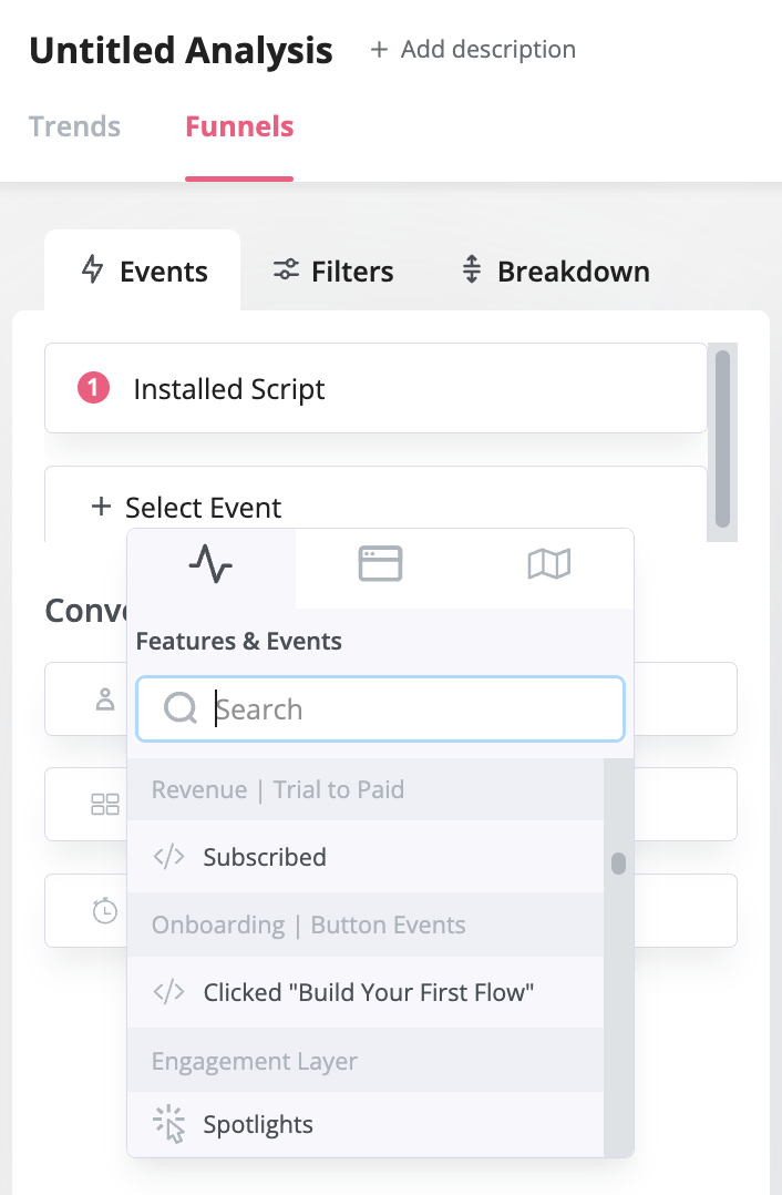 Event Selection