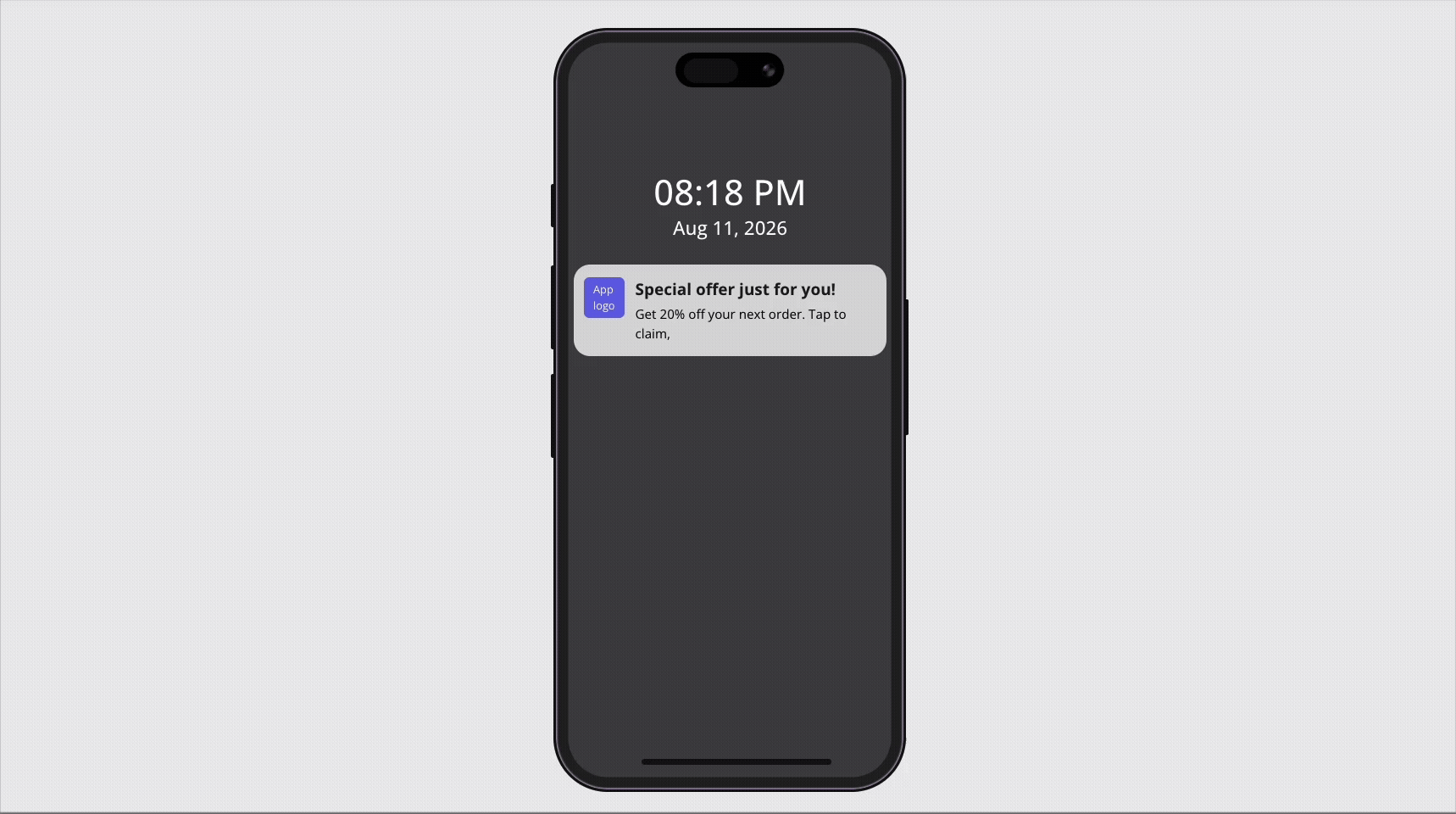 Personalize push notification message