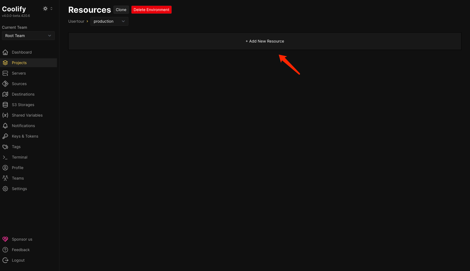 Deploy with Coolify - Usertour documention