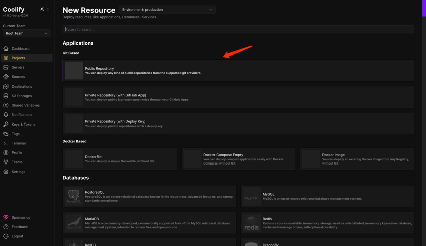 Deploy with Coolify - Usertour documention