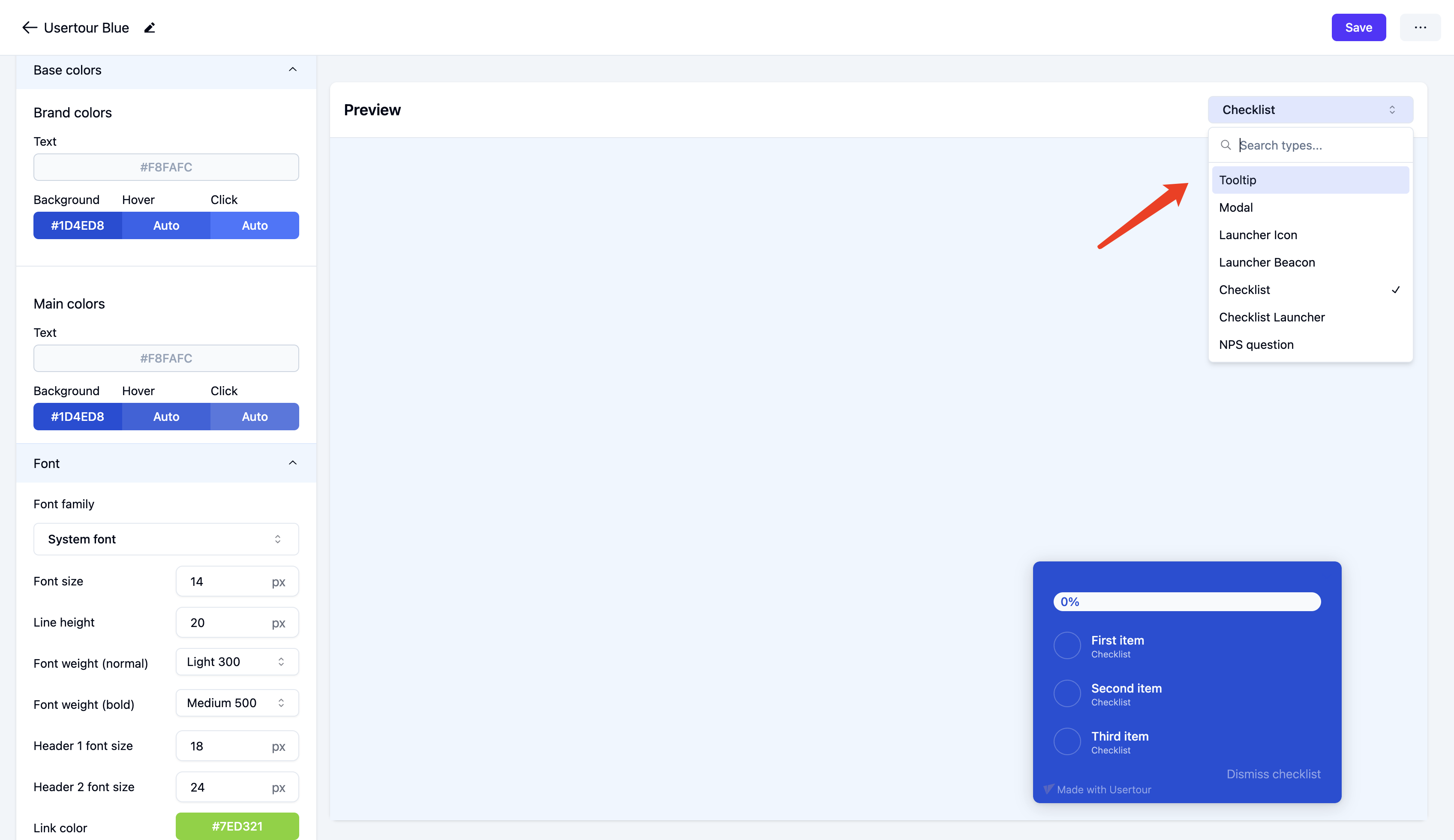 Theme Preview Options