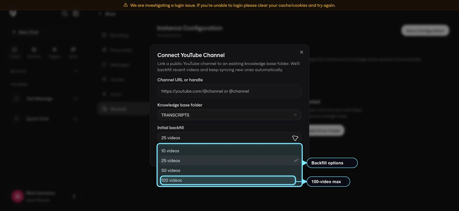 14 Youtube Backfill Options