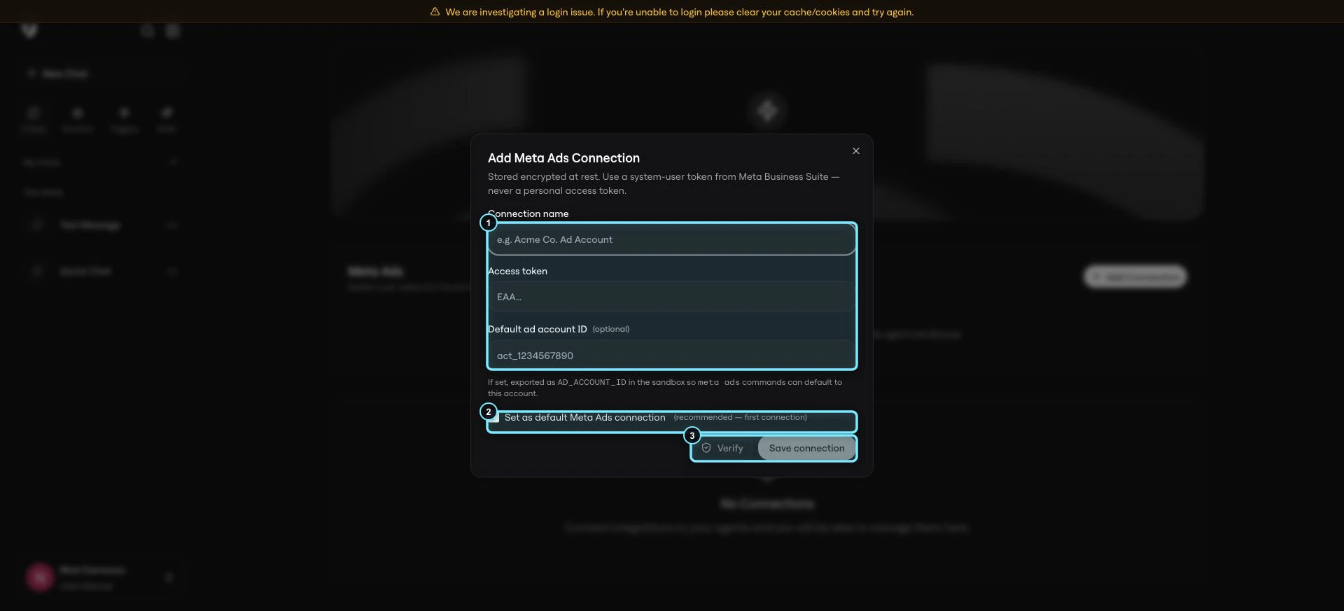 07 Meta Connection Modal
