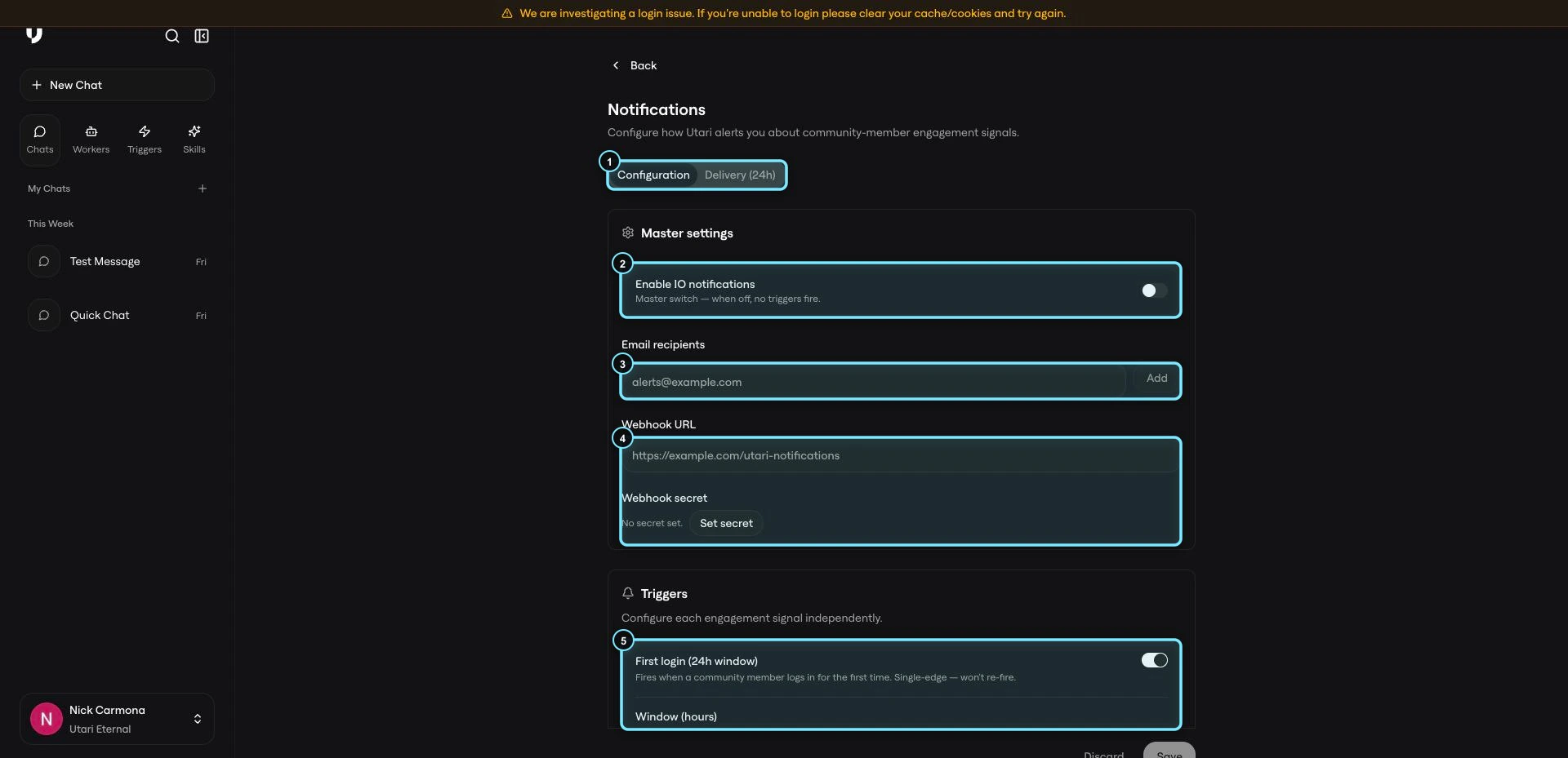 Sop5 Notifications Configuration