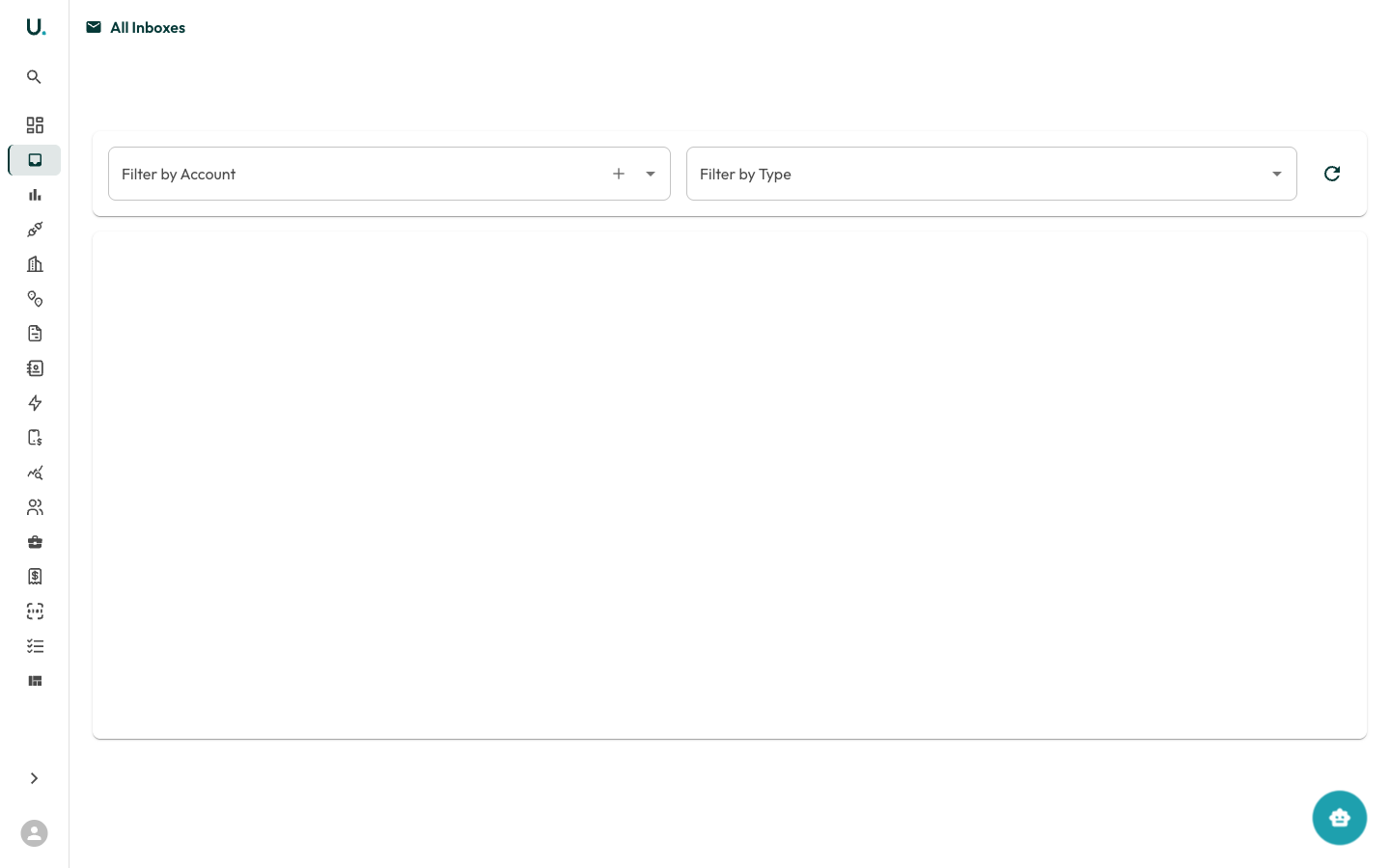 UMS Inbox showing incoming email-sourced items