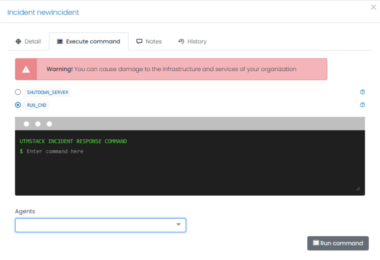Create an Incident