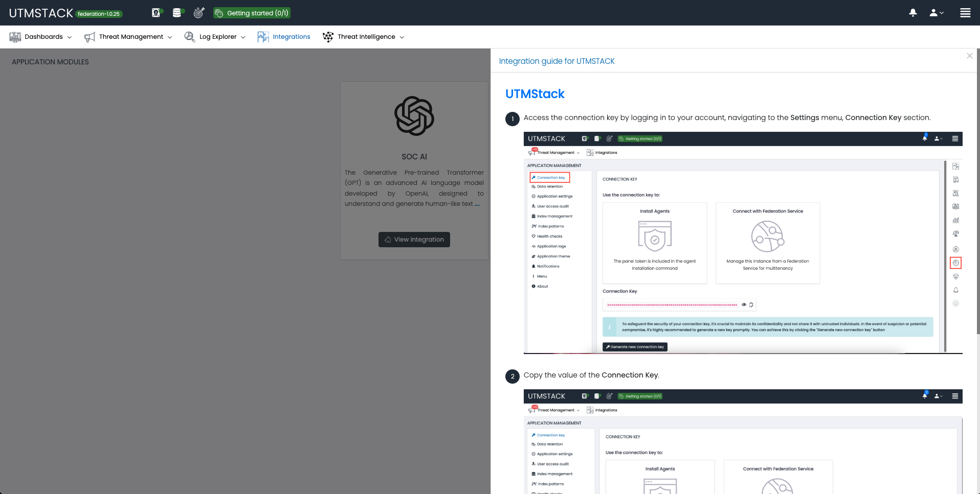 Integration UTMStack