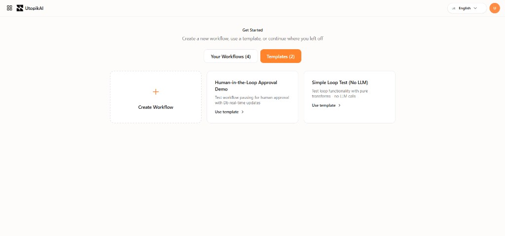 Workflows — Templates