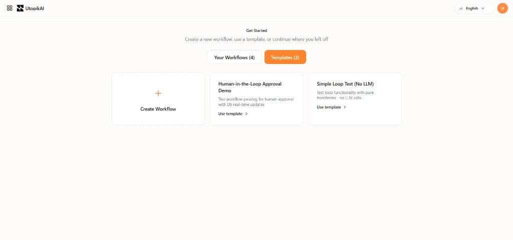 Workflows — Templates