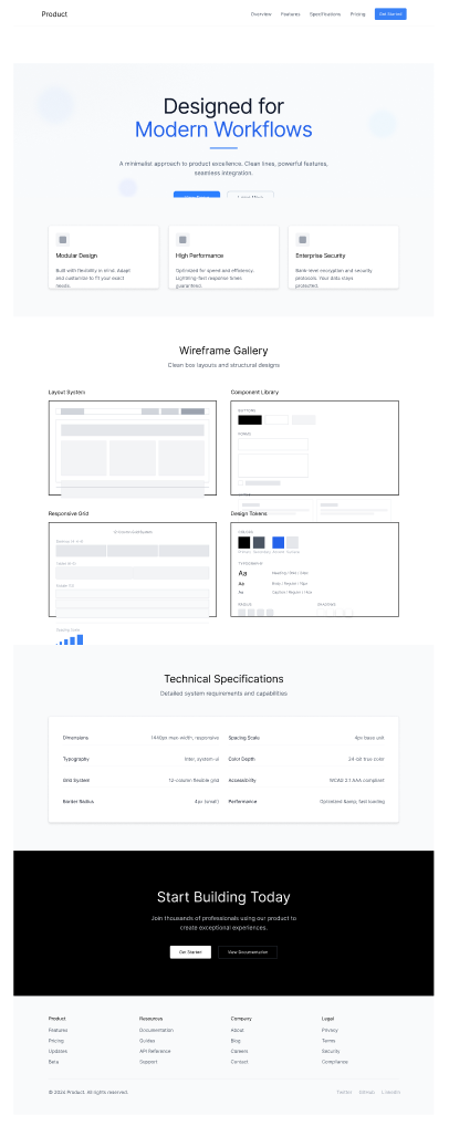Final updated page with redesigned section
