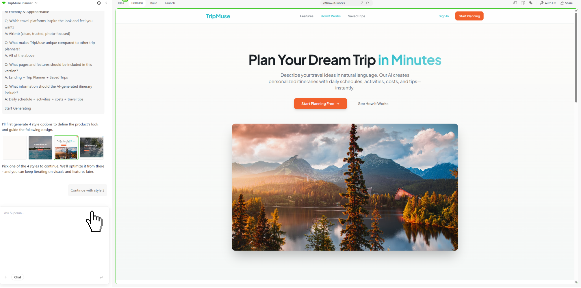 design options preview
