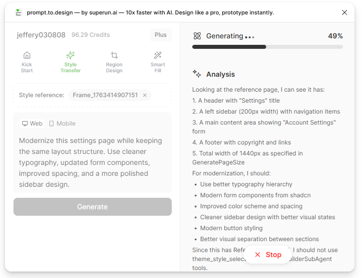 Modernization analysis