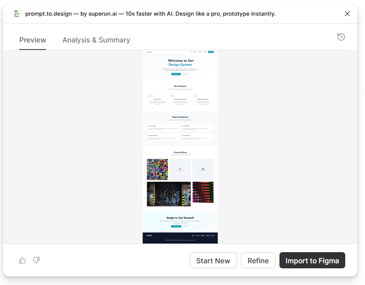 Preview of cleaned layout