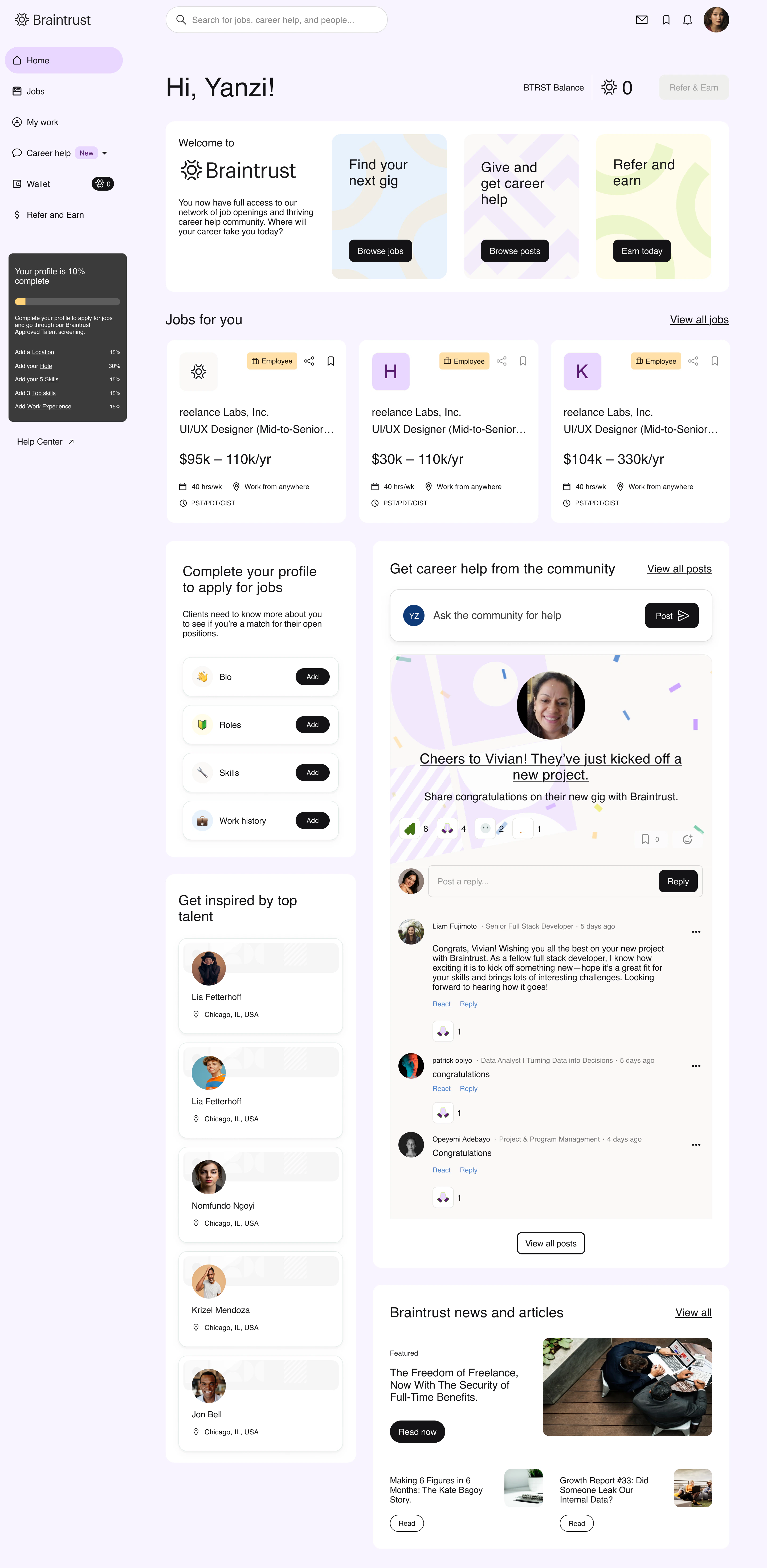 Homepage template 6