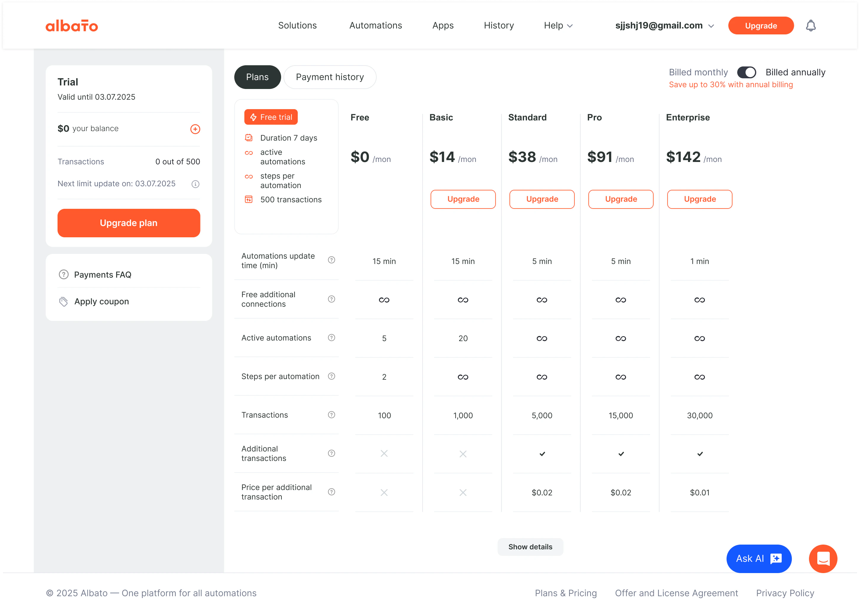 pricing template 4