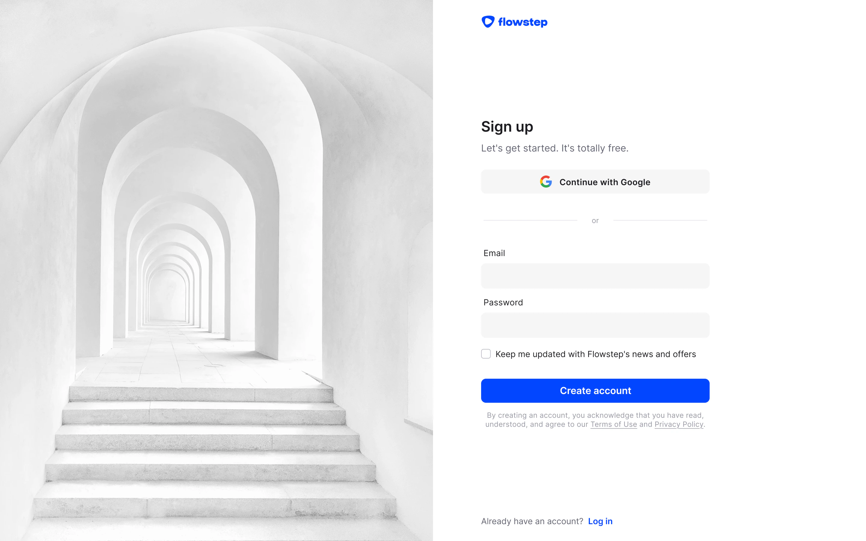 signup template 4