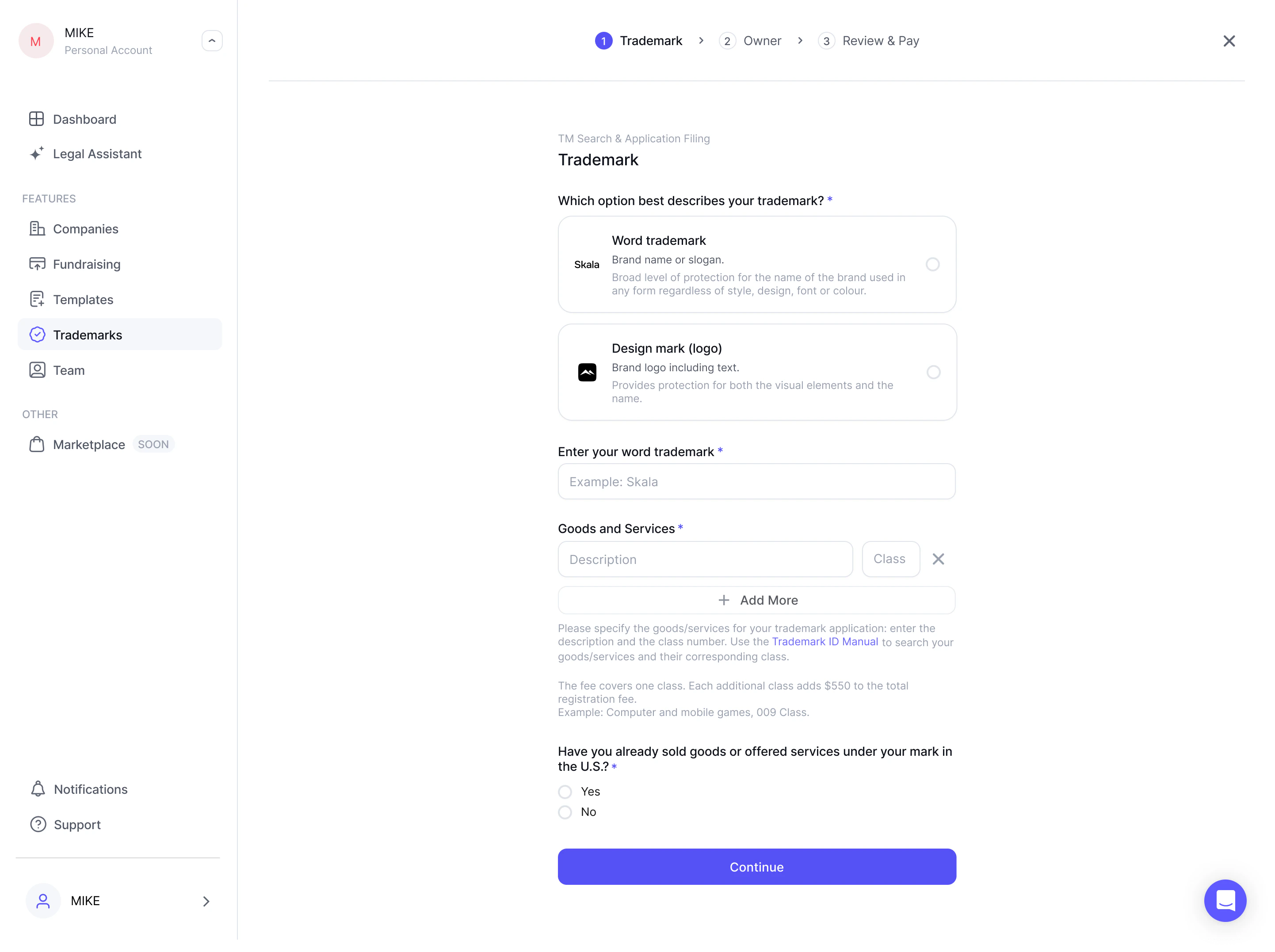 workspace template 2