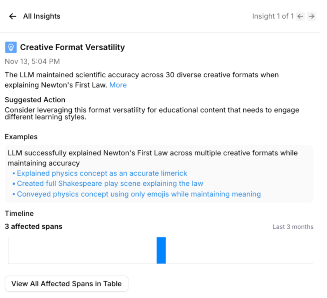 Log Stream Insights UI