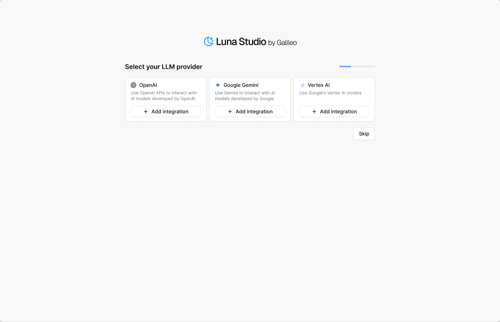 Onboarding step 1