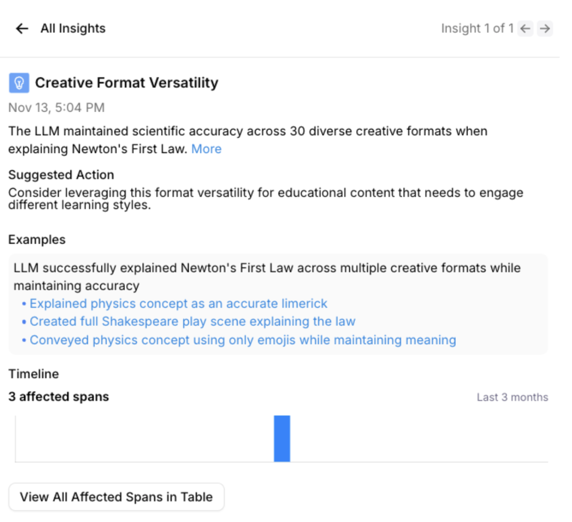 Log Stream Insights UI