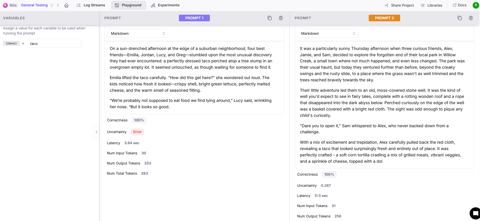 Review Outputs