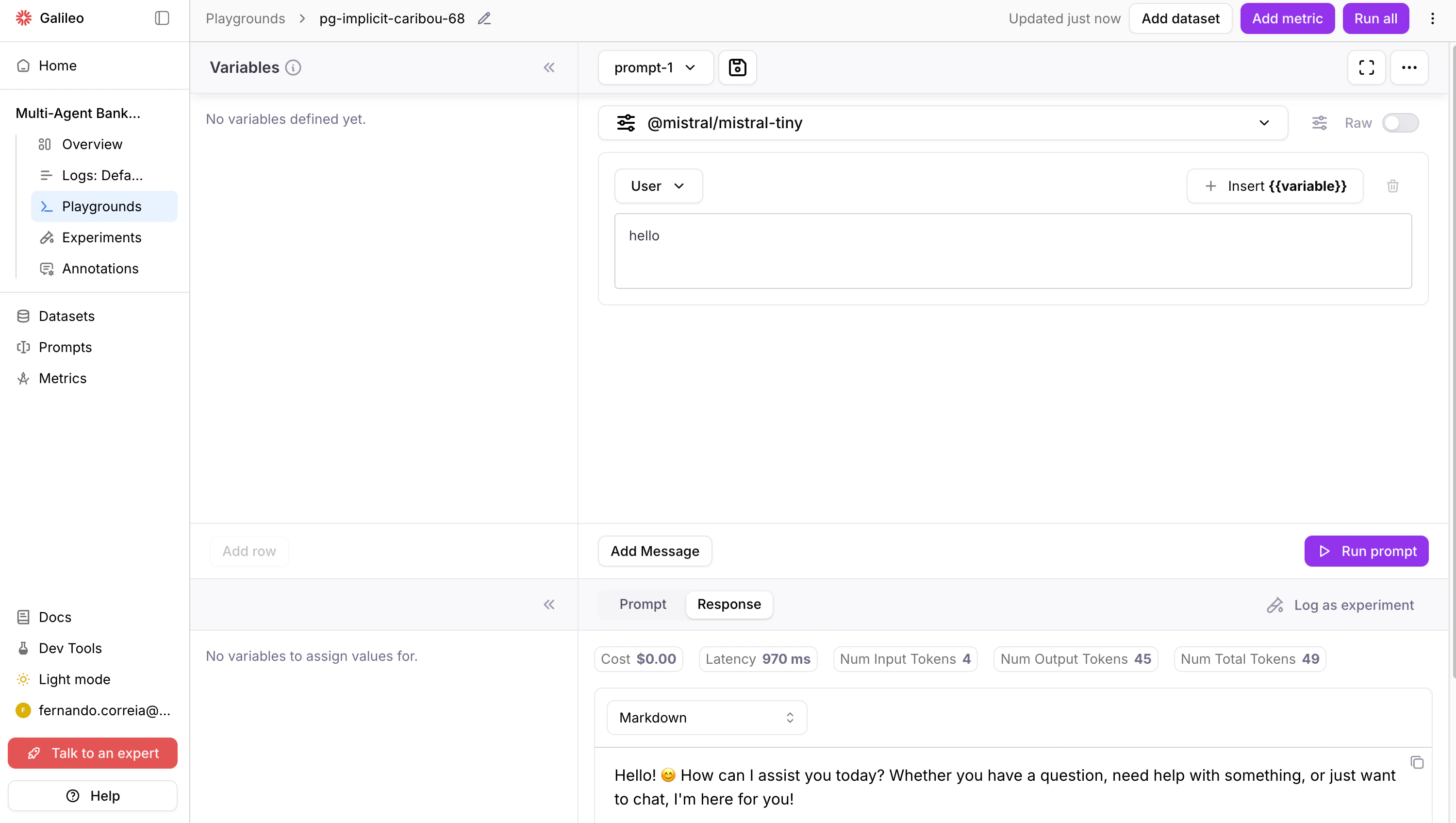 Testing the custom integration