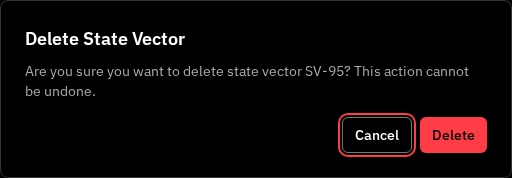 Delete State Vector