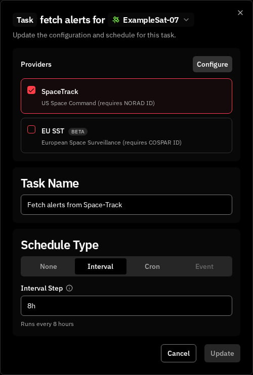 Alert Fetching Configuration Alert Fetching Configuration