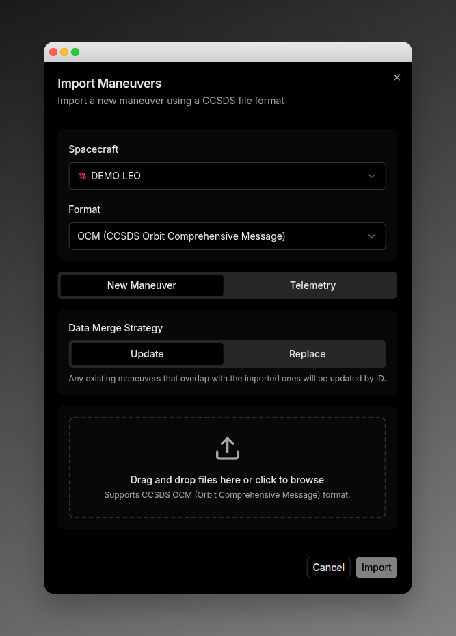 Import Maneuvers Import Maneuvers