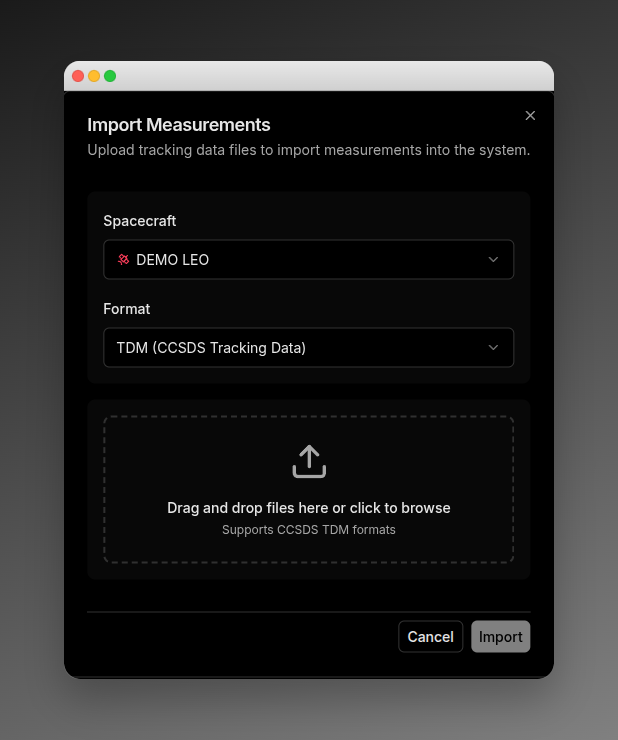 Import Measurements Import Measurements