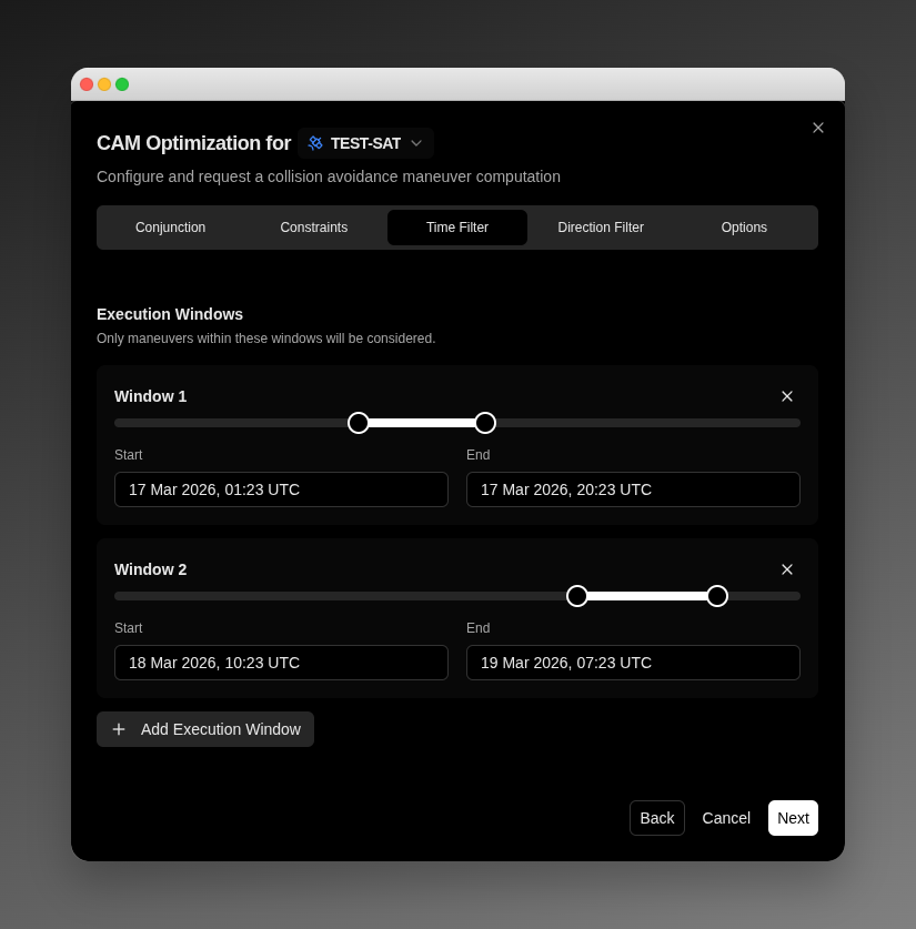 Step 3 — Time Filter Step 3 — Time Filter
