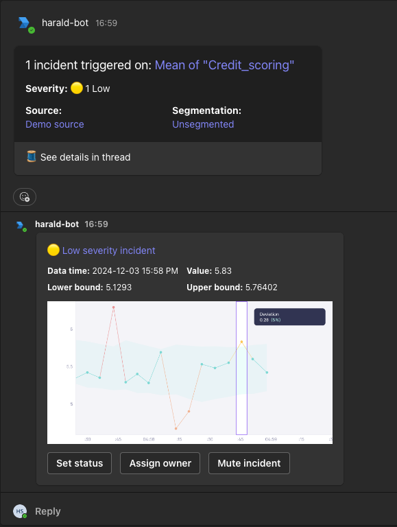 Improved notification messages
