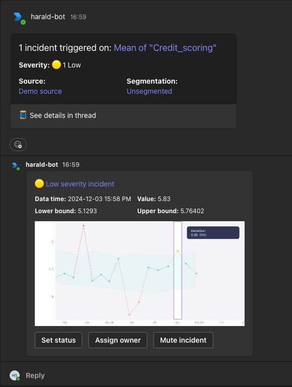 Improved notification messages