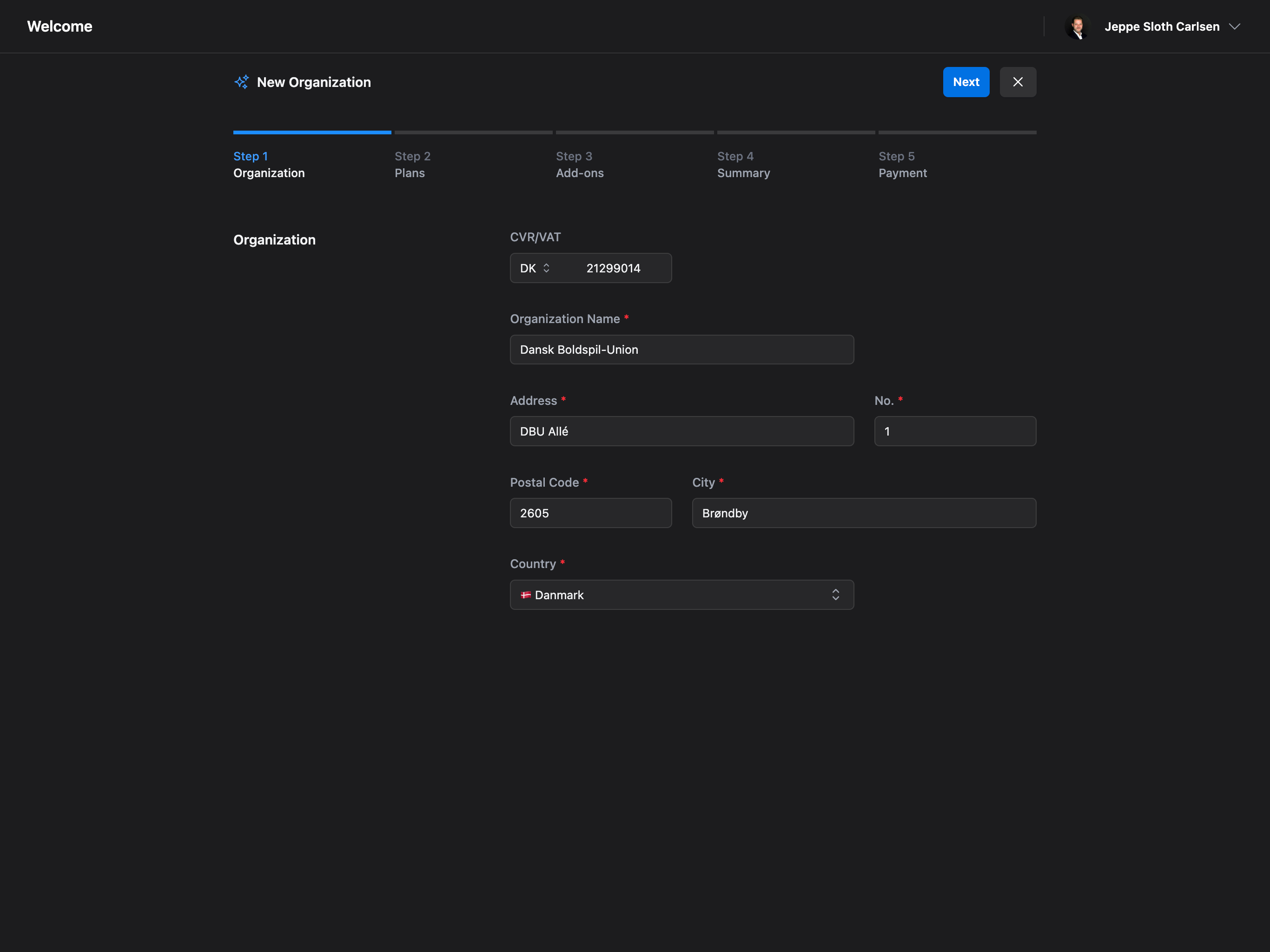 Organization Details