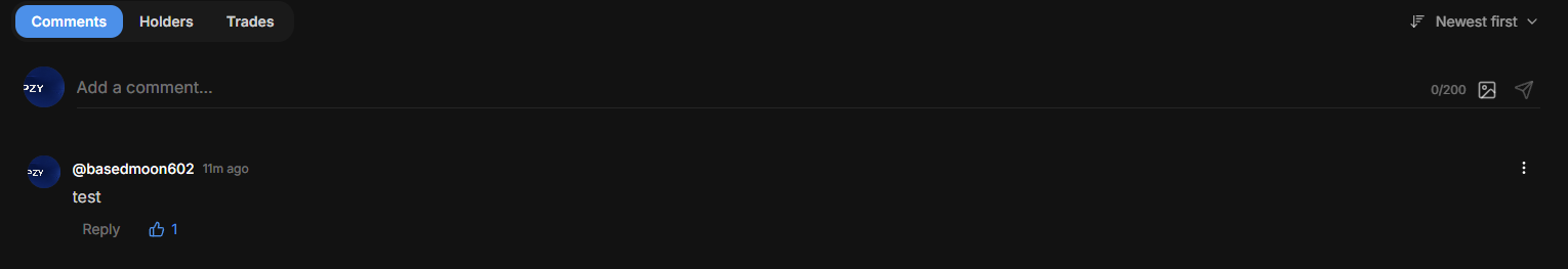 Comments tab showing community discussion with user comments, timestamps, and interaction options