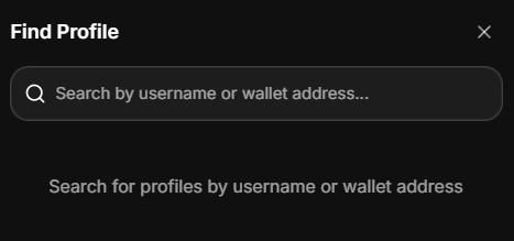 Search profile