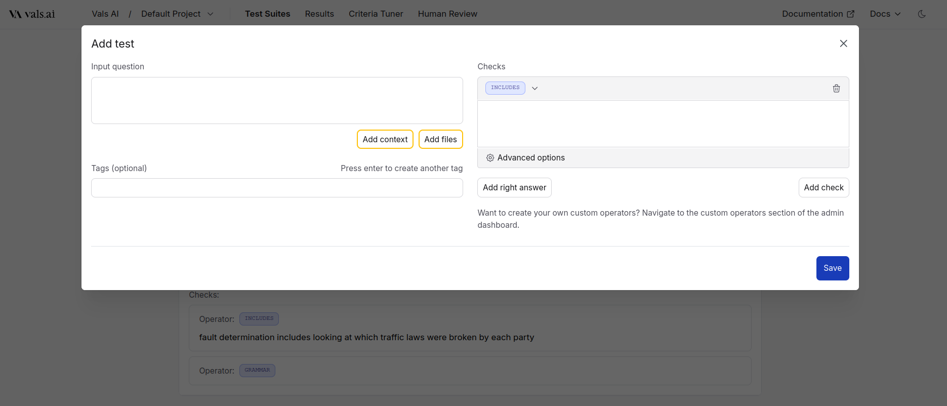 Adding Context