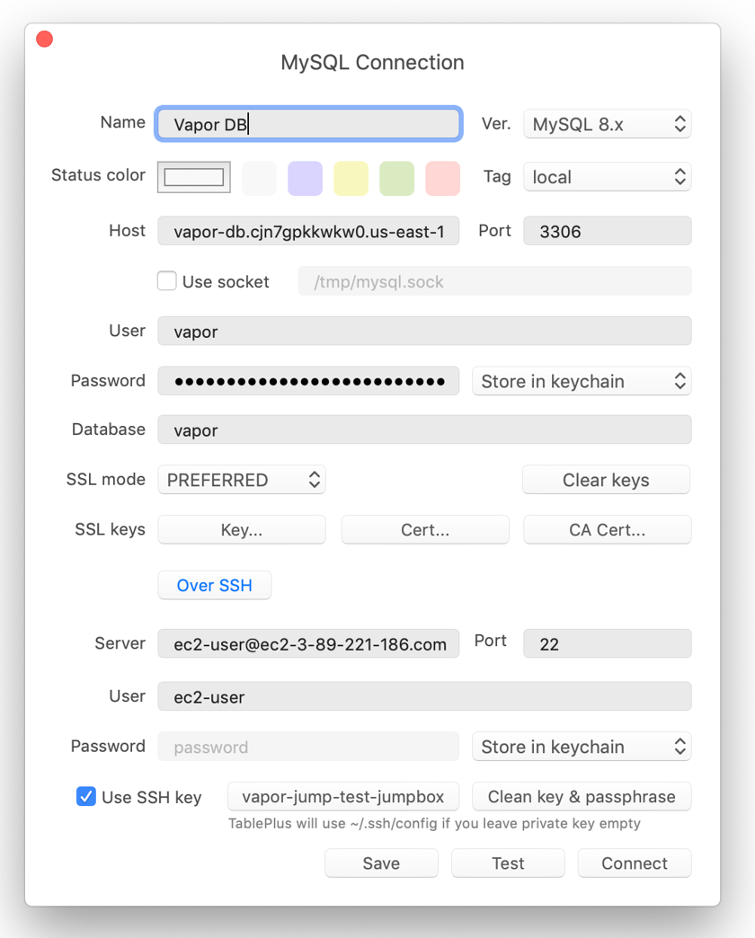 Jumpbox In Networking Databases - Laravel Vapor