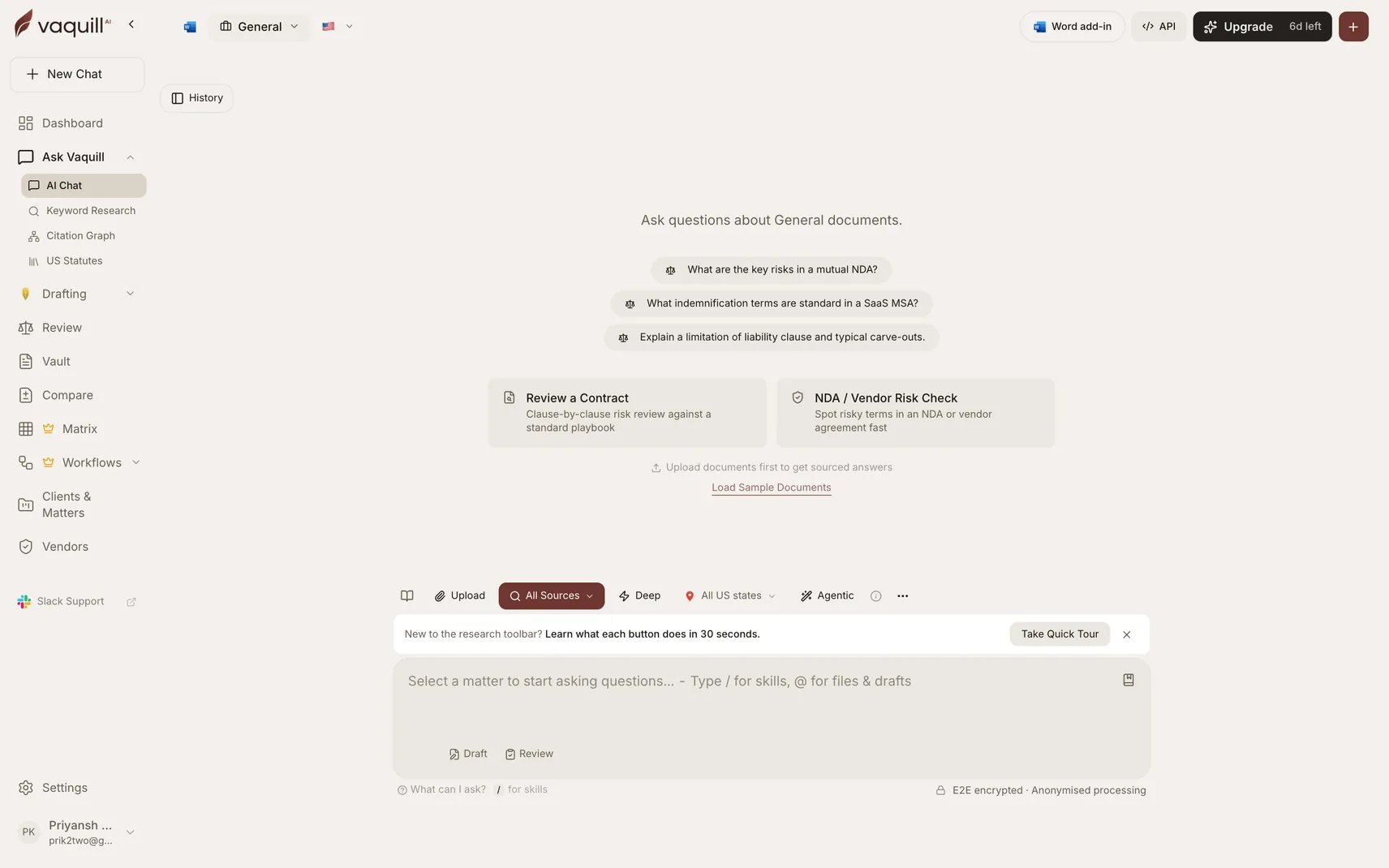 Screenshot of the chat list showing saved conversations