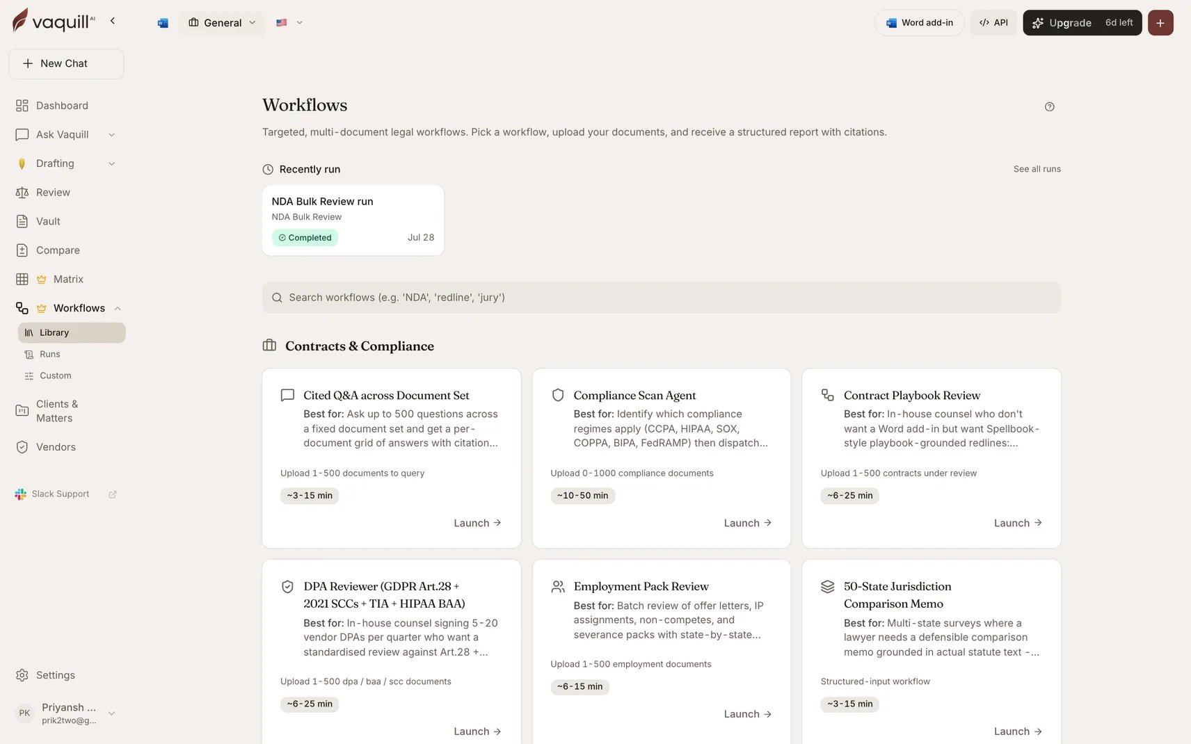 Screenshot of the Workflows gallery showing the built-in workflow catalogue grouped by category