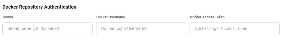 Docker Repository Authentication