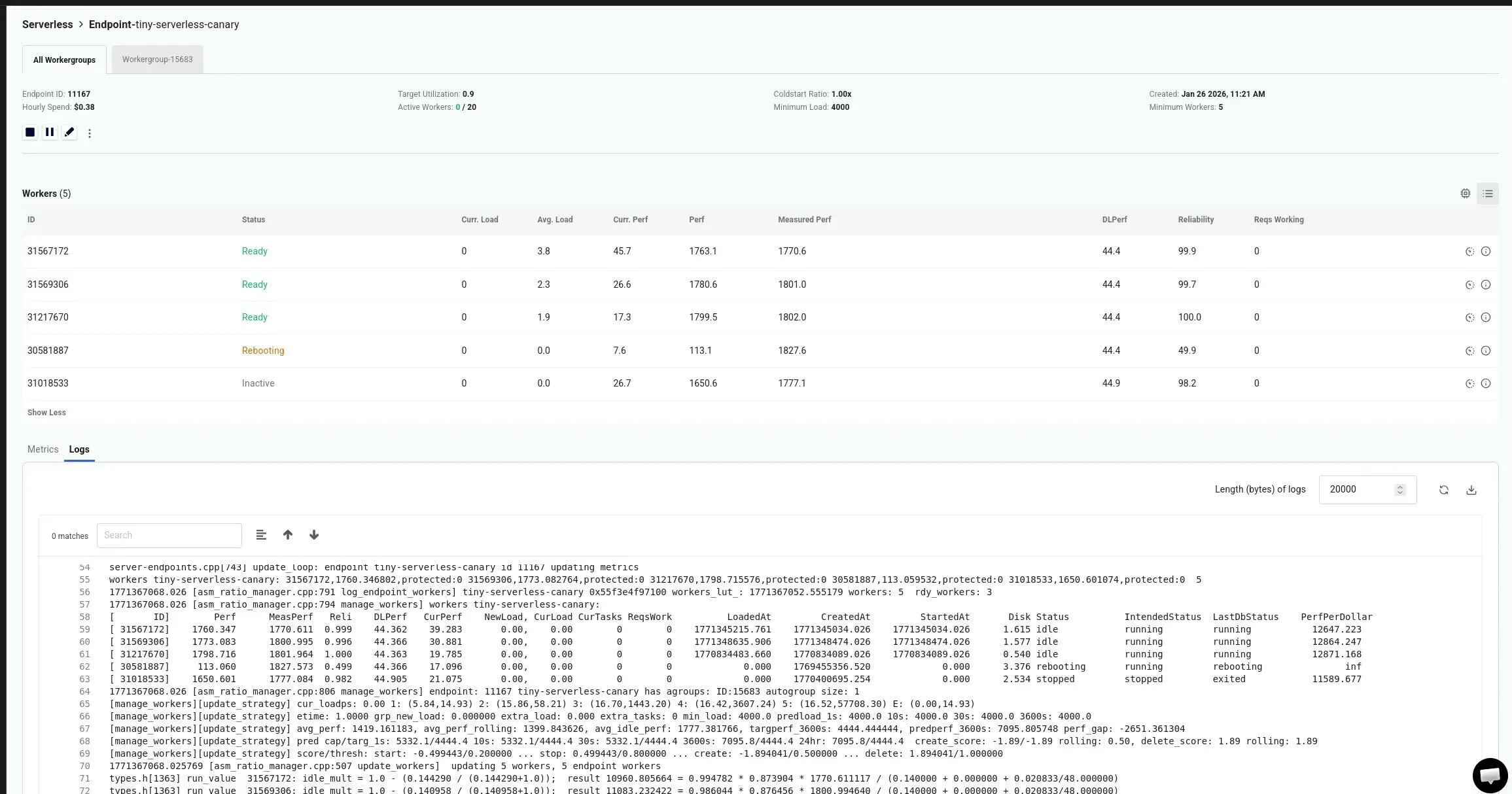 Endpoint Log