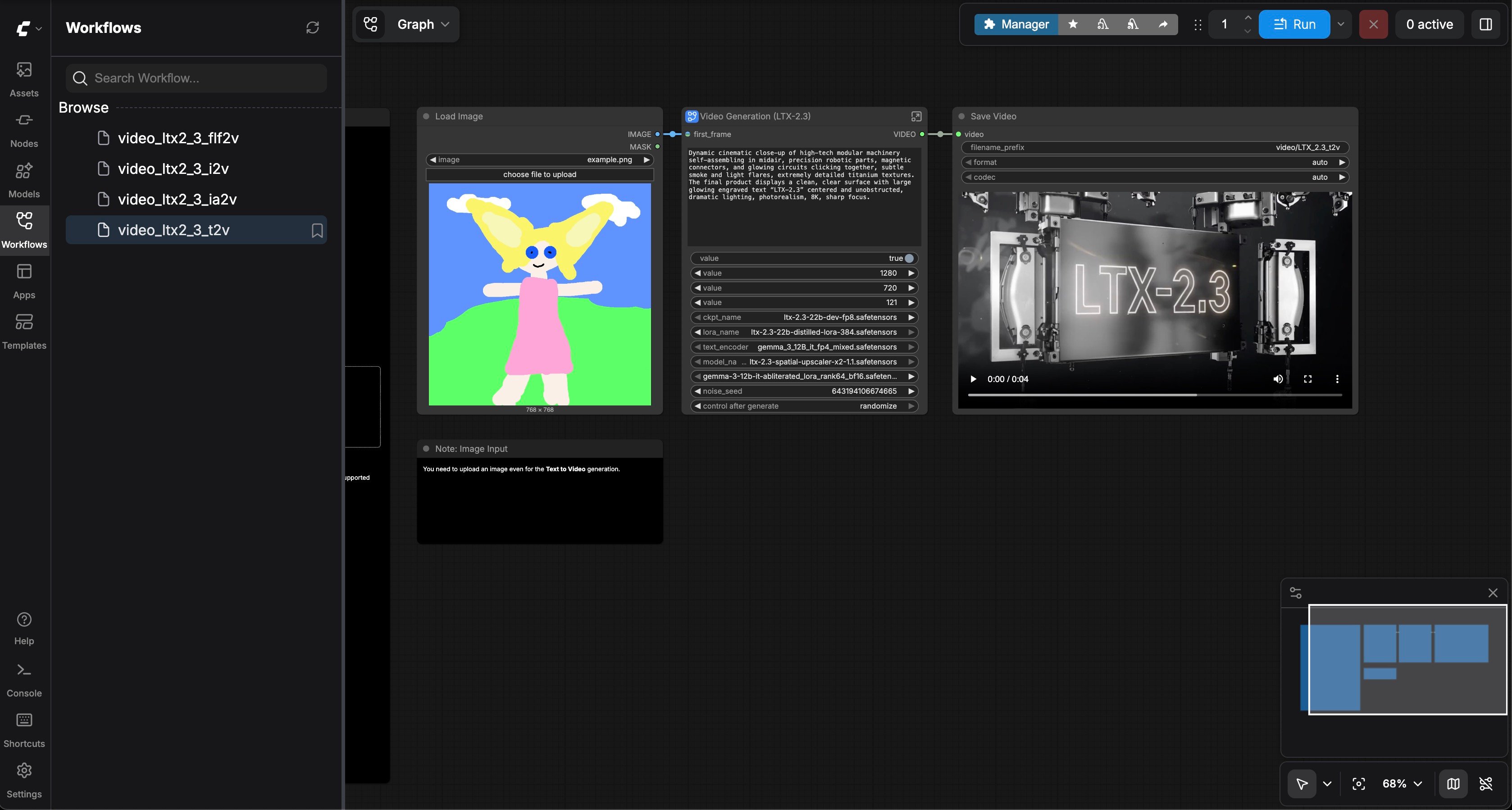 Text-to-Video workflow in ComfyUI