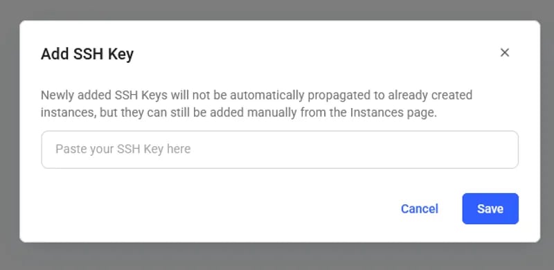 Add SSH Key