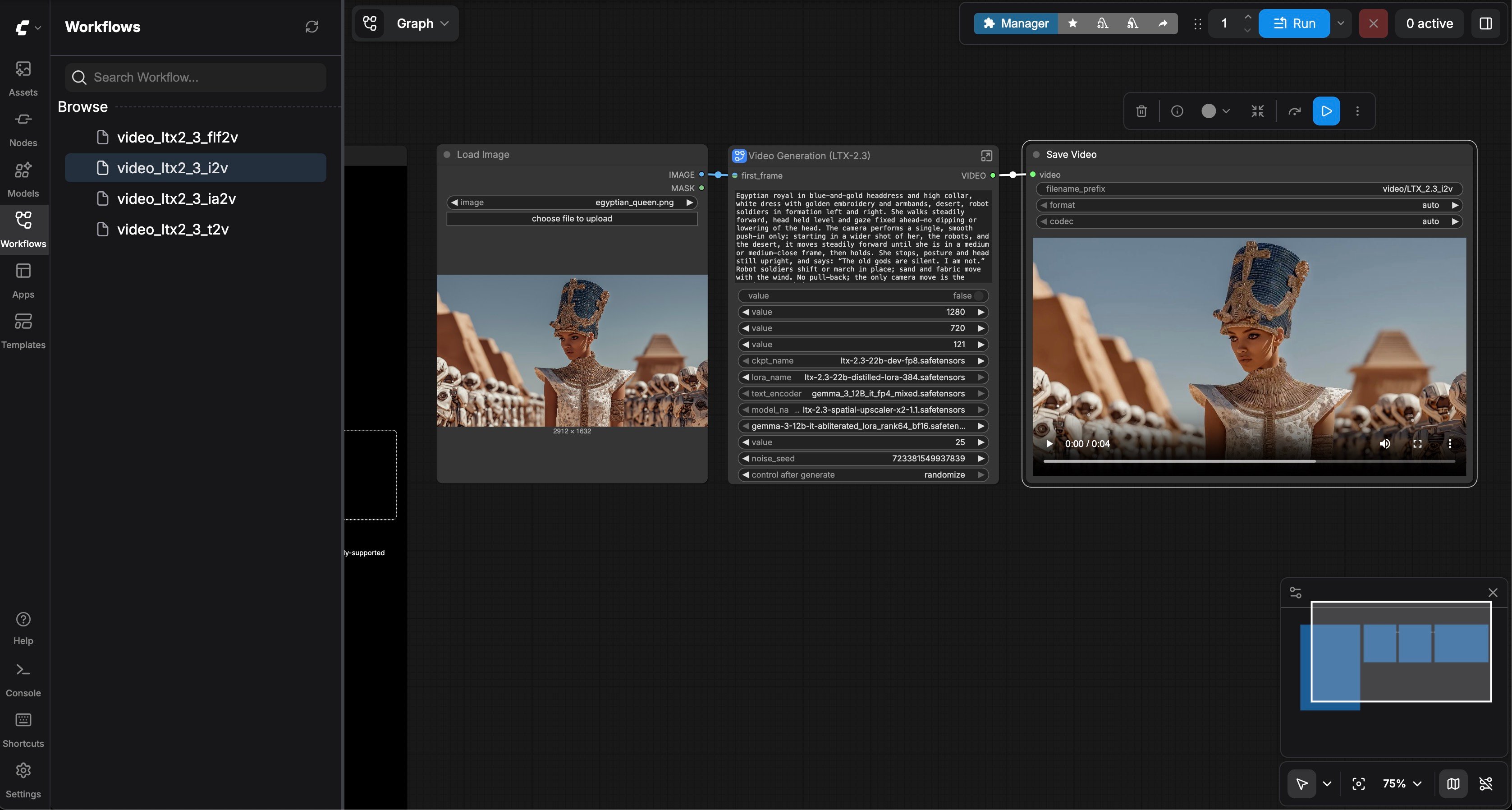 Image-to-Video workflow in ComfyUI
