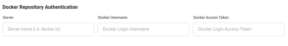 Docker Repository Authentication