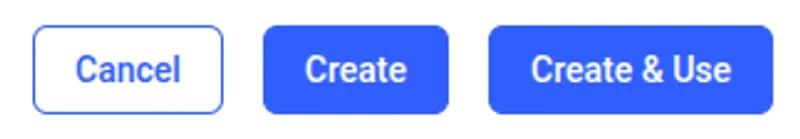 Save buttons