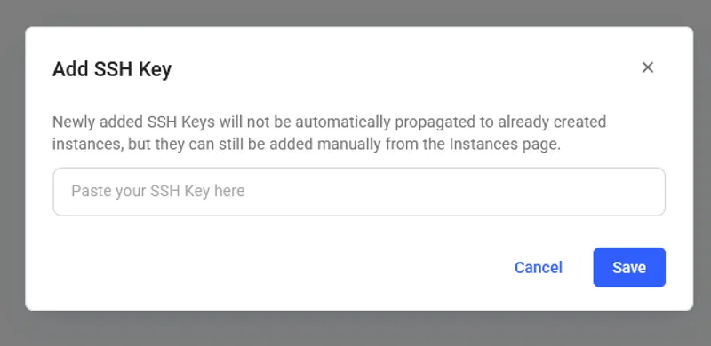 Add SSH Key