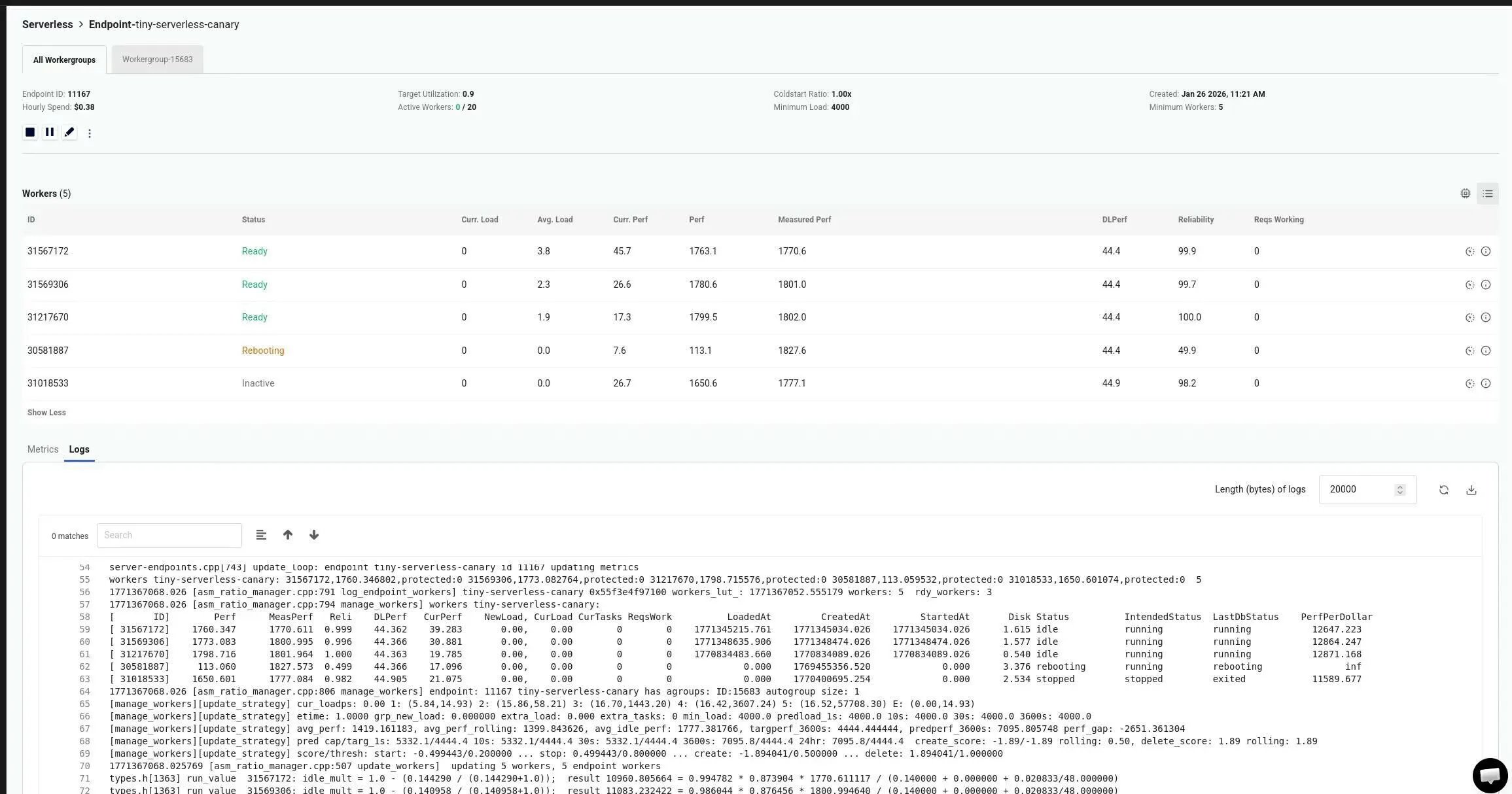 Endpoint Log